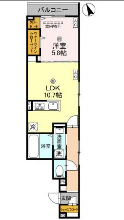 ラ　フレーズの間取り