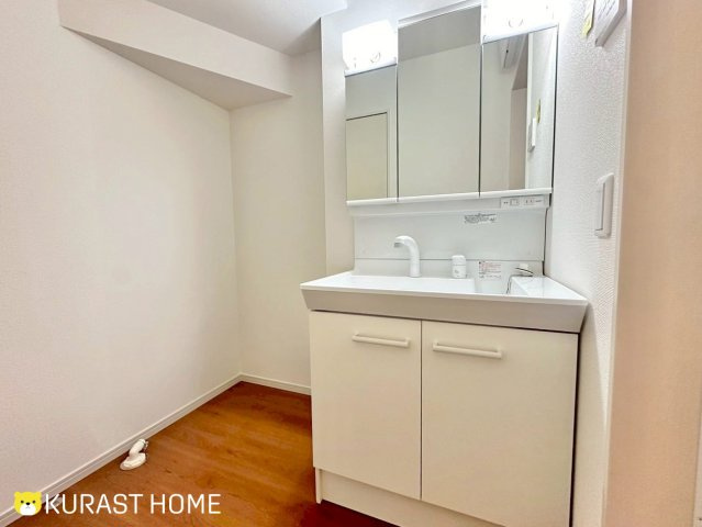 京都市西京区大原野上里鳥見町　新築戸建の洗面所