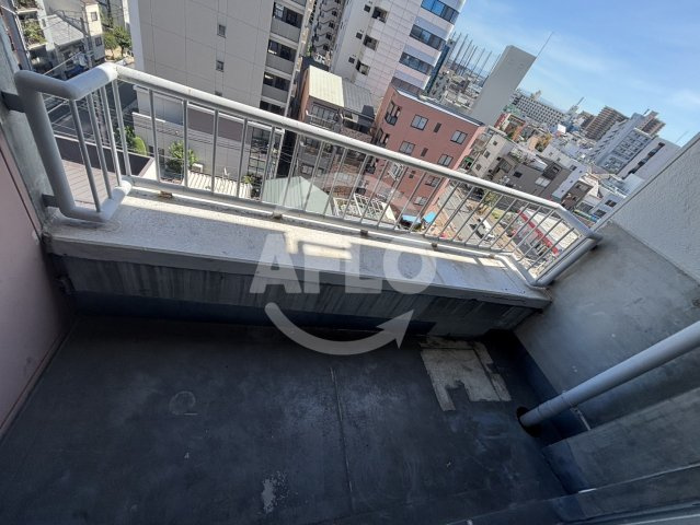 市岡グランドビルのバルコニー|市岡グランドビル　バルコニー