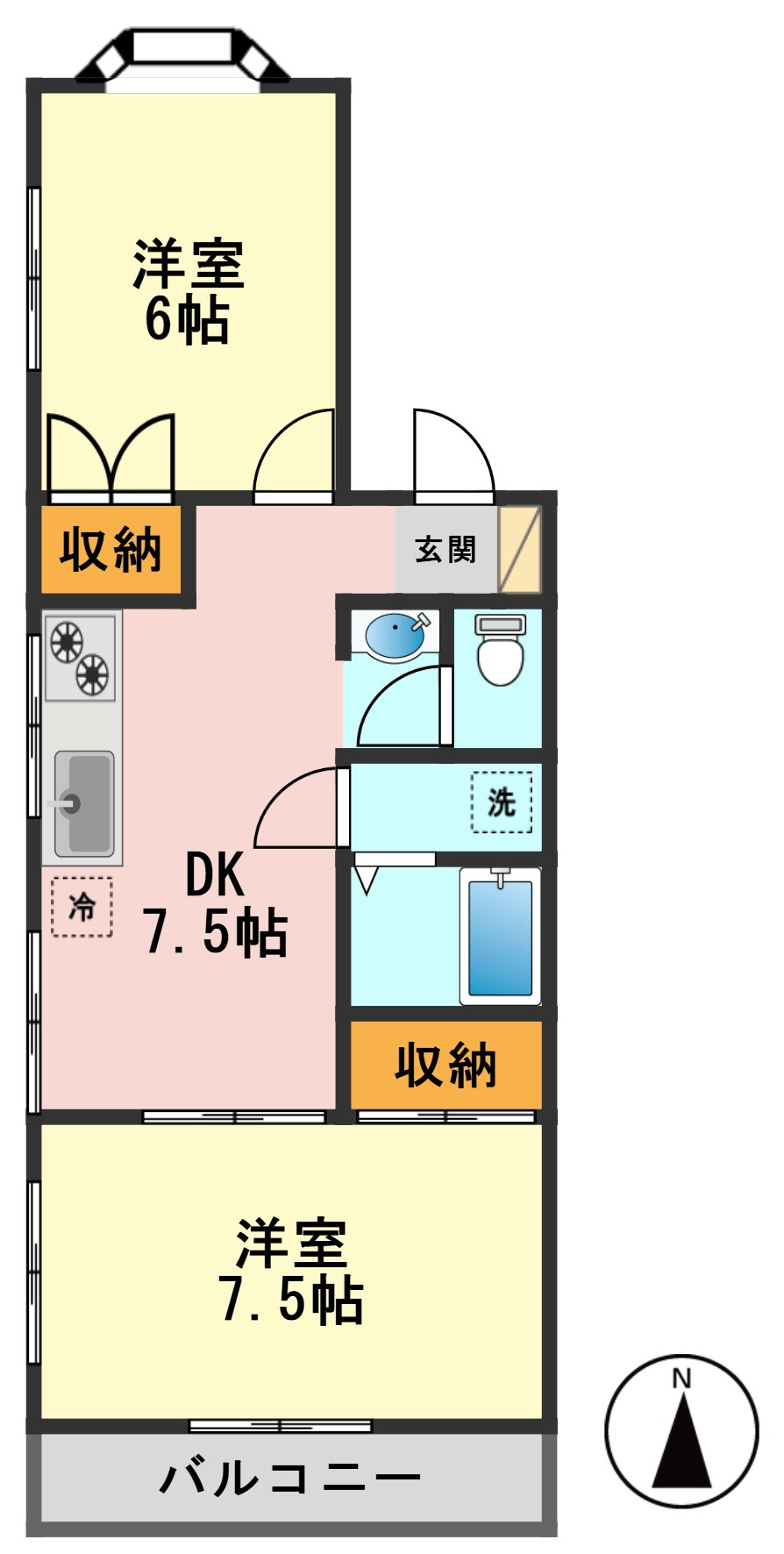 サンライズ泉の間取り