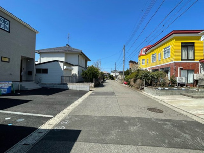【前面道路含む現地写真】 | 【新築戸建て】秋田市御野場第8　1号棟