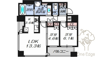 【間取り】 | クラッシィタワー淀屋橋