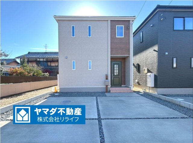 リーブルガーデン　一宮市北方町　全2区画分譲の外観|■2号棟
■YAMADA電機の　ヤマダ不動産　株式会社リライフ　一宮店■
省エネ・耐震性◎の一建設の家。　
日本の風土に調和する木造軸組工法。フラット３５はＳＡを取得！１０年間の金利優遇あり！　