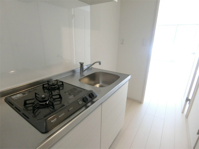 リブリ・スクルドのキッチン|コンパクトなキッチンで掃除もラクラク