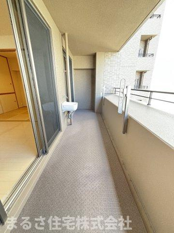 サーパス宮崎駅前のバルコニー