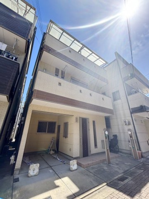 【外観】 | 港区市岡2丁目中古戸建 | 関西スーパー徒歩2分｜WIC2ヶ所＋全室収納｜設備充実のリフォーム完成