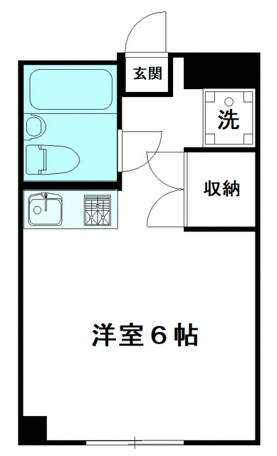 １５．８㎡の１Ｒ