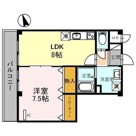 ハイツグランマークの間取り
