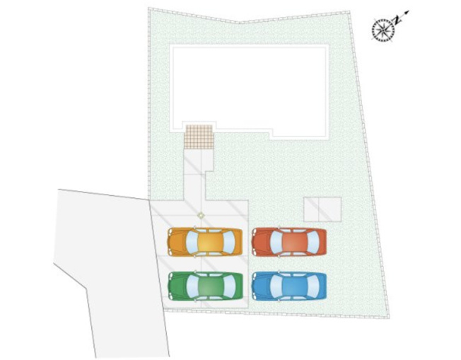 【区画図】 | 熊谷市石原　　新築戸建　　全６区画　１号棟