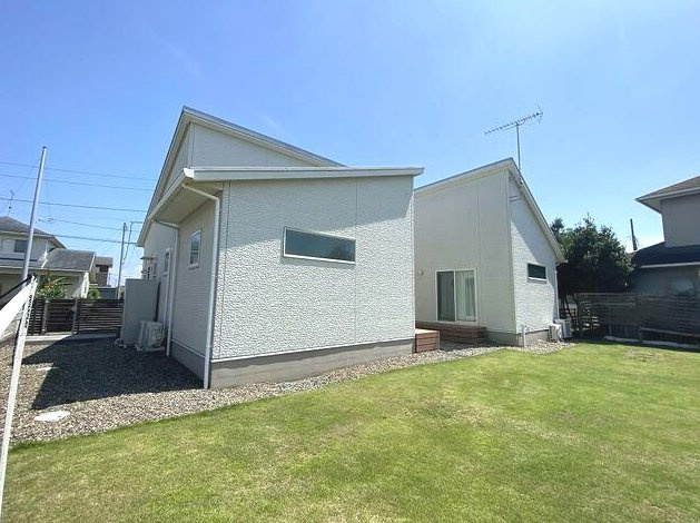 長生郡一宮町東浪見　平家中古戸建の庭|平成23年1月築2LDK平家 敷地約125坪バーデキューやドックランが可能です5台可オール電化海近
