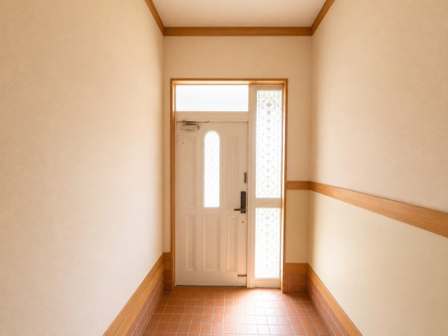 銚子市三崎町１丁目　中古戸建の玄関|※画像の一部はAIを用いて加工・編集しています。実際の状況と異なる場合がありますので、ご了承下さい。