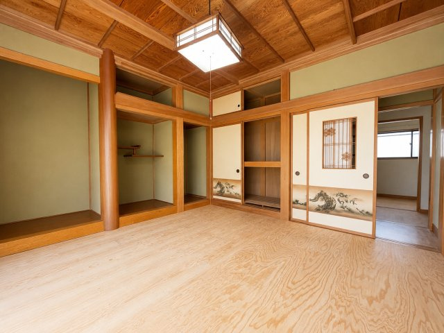 銚子市三崎町１丁目　中古戸建の洋室|※画像の一部はAIを用いて加工・編集しています。実際の状況と異なる場合がありますので、ご了承下さい。