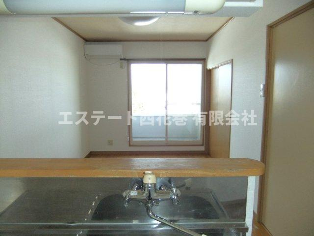 コーポ花輪野の居間・リビング|リビング　写真は202号室になります。