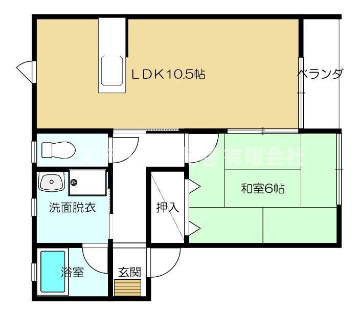 コーポ花輪野の間取り