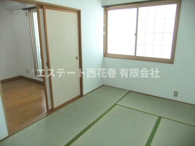 コーポ花輪野の寝室|和室　写真は202号室になります。