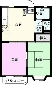 ３９．７４平米の２ＤＫ