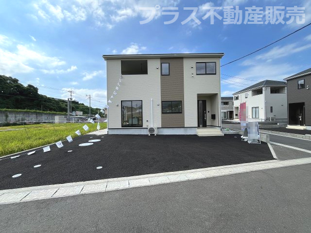 【外観】 | 糟屋郡宇美町宇美東1丁目第2　1号棟（全5棟）【仲介手数料無料・0円】 | 現地写真。同じ物件を見るなら、プラス不動産販売にお任せ下さい。