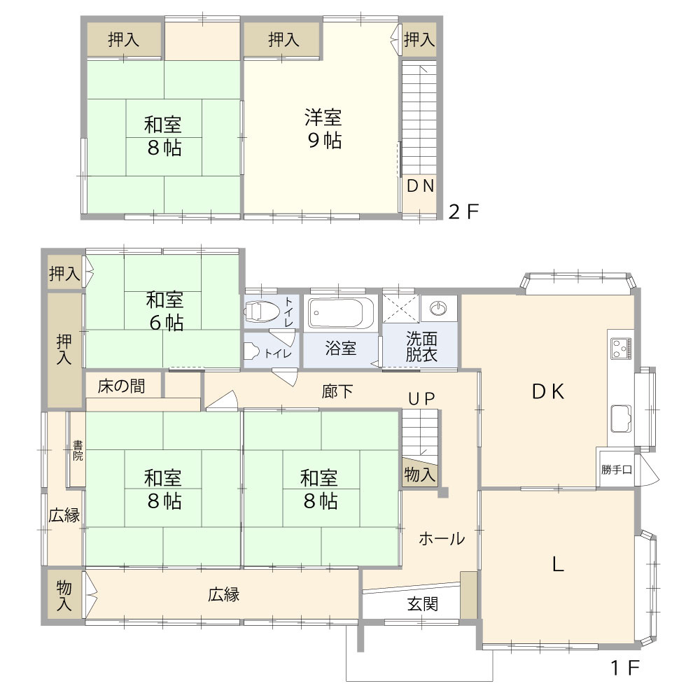浜名区宮口の間取り