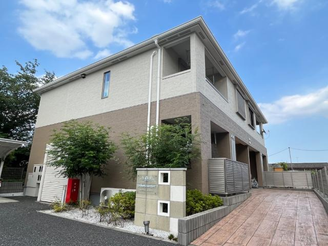 志木市中宗岡５丁目のアパートのエントランス