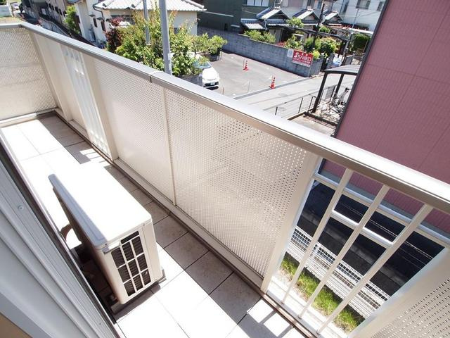 シャーメゾン秋山Ｂのバルコニー