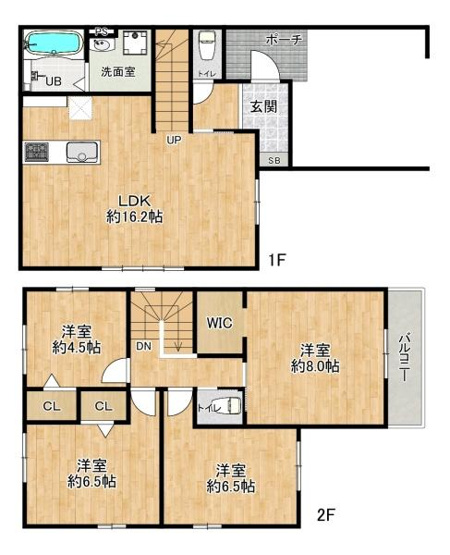 【間取り】 | 明石市東野町1期2号棟　新築戸建