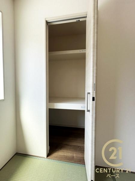 リーブルガーデン石原田町 ／新築一戸建の収納|■現地撮影写真■和室にも収納スペース完備！