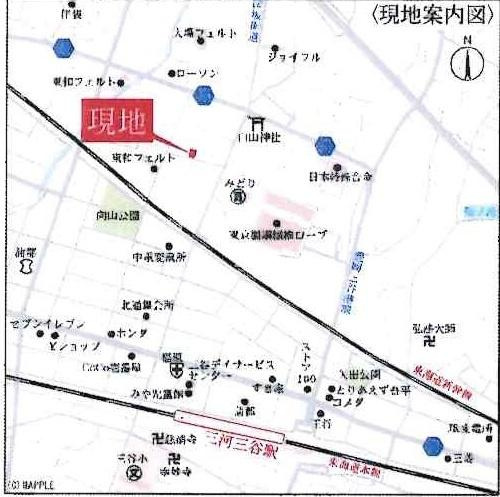 蒲郡市豊岡町第1　全2棟・2号棟のその他|交通アクセス図です。