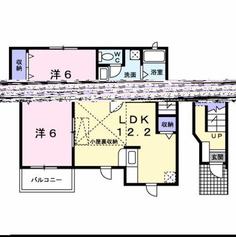 ミレニアムハイツ　Ｓの間取り