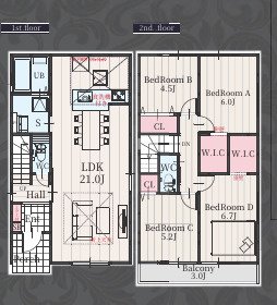  | 【名古屋市中村区京田町2丁目11-2新築戸建4号棟】✨️仲介手数料無料✨️日吉小学校・豊国中学校