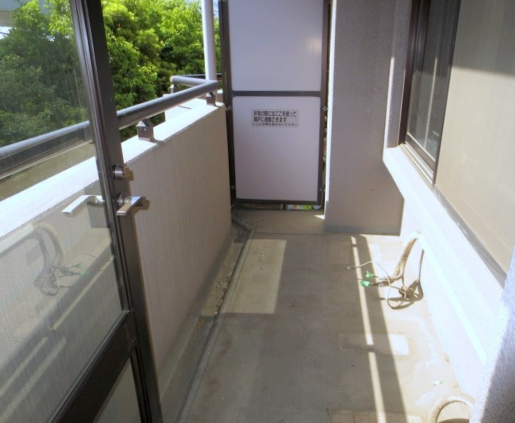 ラミーユ浦和ハイライズファースト・キャッスルのバルコニー|陽当たり良好なバルコニーです