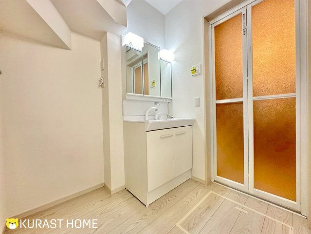 京都市西京区大原野上里鳥見町　新築戸建の洗面所