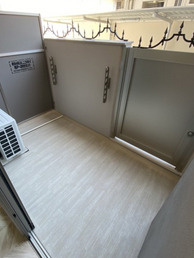 ボーベル玉造のバルコニー