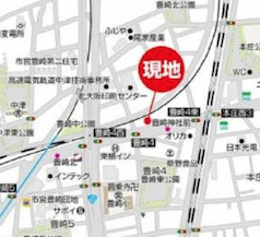 エスリードレジデンス梅田グランゲートの地図