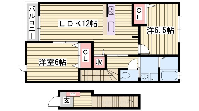 ピエデルモンテⅡの間取り