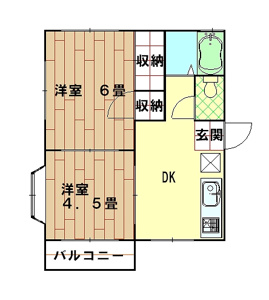 使いやすい間取りです。