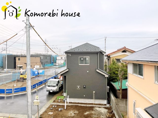 第17上尾上　新築一戸建て　Aの展望|住宅街ならではの落ち着いた雰囲気と、しっかり確保された明るさが魅力の眺望です。