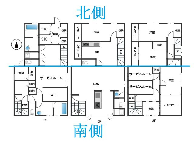 【間取り】の画像