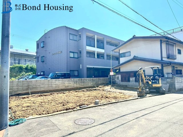 建築住宅性能評価取得　大久保町江井島　新築限定1棟の前面道路含む現地写真