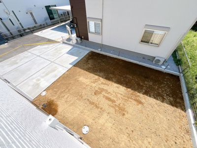 【駐車場】 | 前橋市箱田町　新築住宅 | ゆったり停められる駐車場とお庭