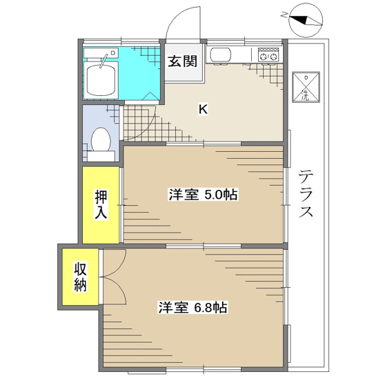 【間取り】 | タノコーポ