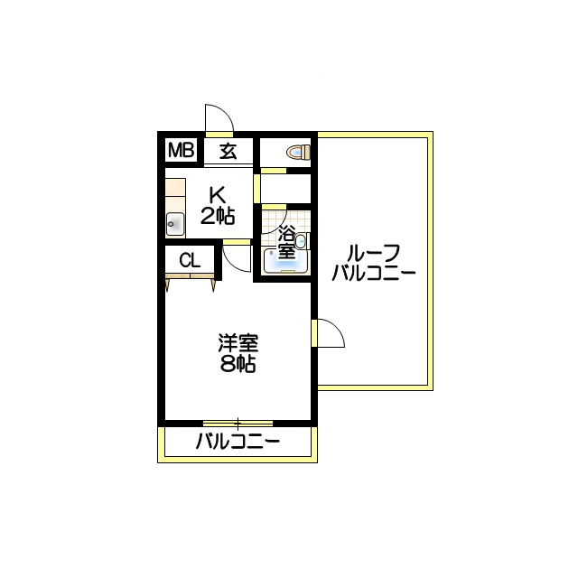 ヴィラ・パストラルⅡの間取り