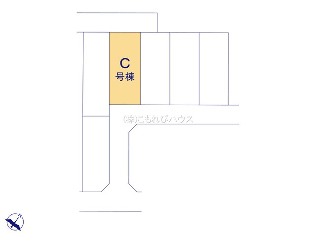 第17上尾上　新築一戸建て　Cの区画図|C号棟