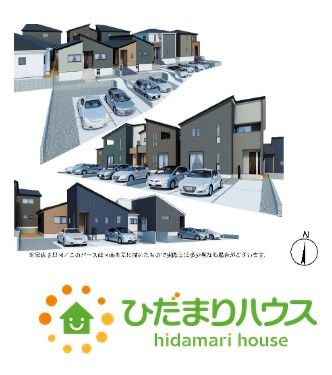 野田市中野台4期　新築戸建　3号棟の外観パース|パース・実際とは異なる場合がございます。