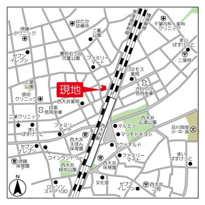 【地図】 | エル・セレーノ品川西大井