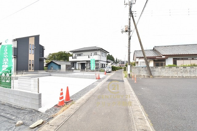 リーブルガーデン  常陸太田市馬場町　3期　1の前面道路含む現地写真|現地撮影（2025年9月）