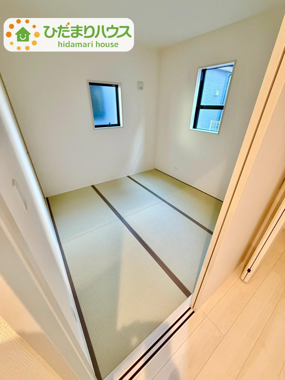 野田市中野台4期　新築戸建　4号棟の和室|赤ちゃんスペースや客間など、多彩な用途で使用できる和室☆							
