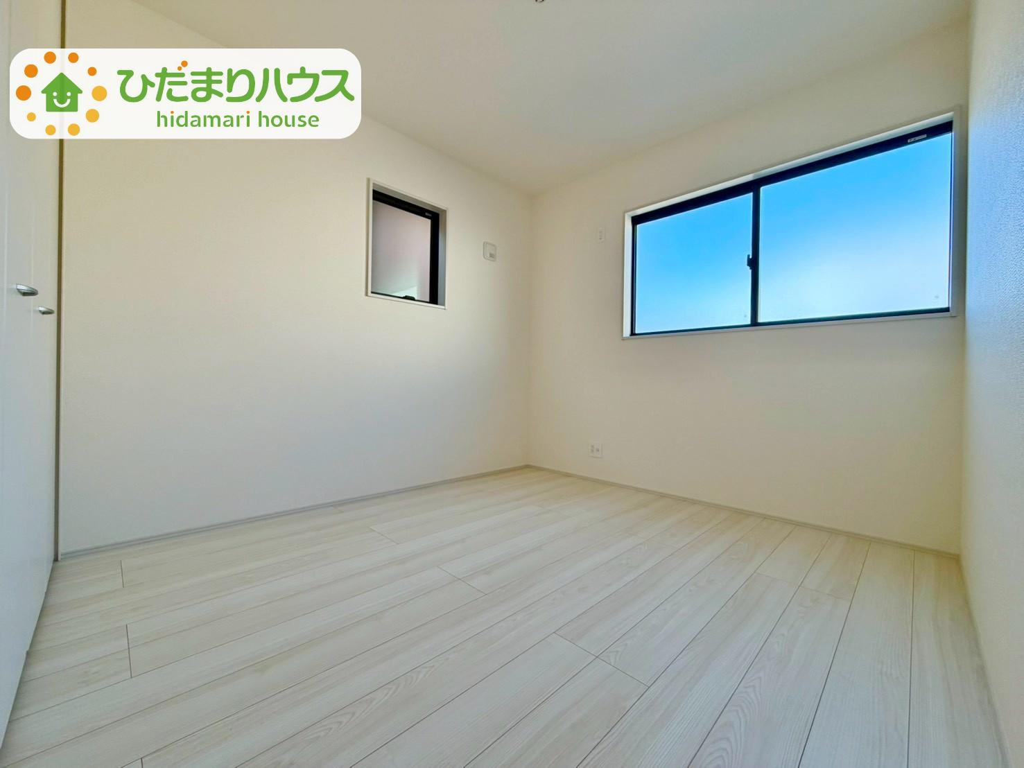 野田市中野台4期　新築戸建　4号棟の洋室|白を基調とした開放感あふれるルームデザイン(^^)/					
