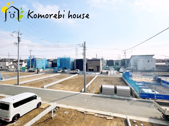 第17上尾上　新築一戸建て　Eの展望|住宅街ならではの落ち着いた雰囲気と、しっかり確保された明るさが魅力の眺望です。