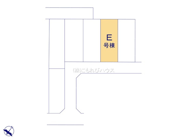 第17上尾上　新築一戸建て　Eの区画図|E号棟