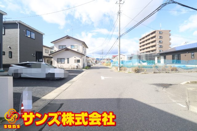 郡山市御前南５丁目　　　1号棟　　朝日が丘小学校、郡山第７中学区の外観|北側前面道路